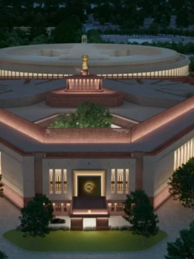 10 Pictures of New Parliament Building of India you must see