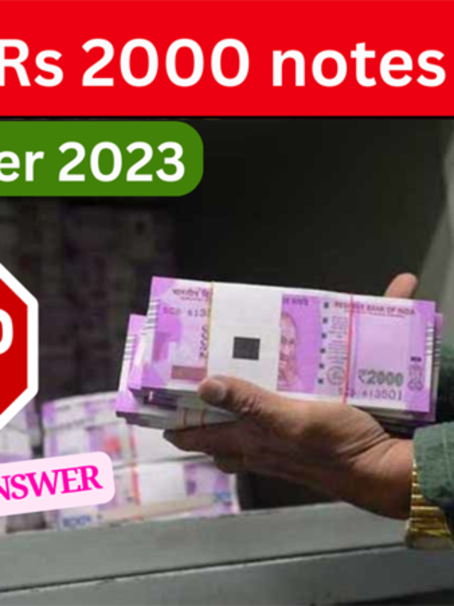What is the main reason to Stop 2,000 Notes by RBI